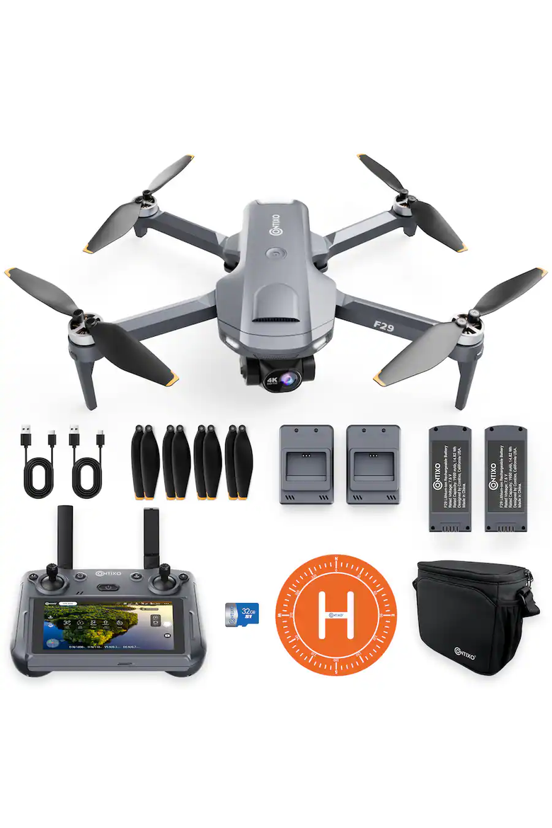 Foldable GPS Drone with UHD Camera, Main, color, Black