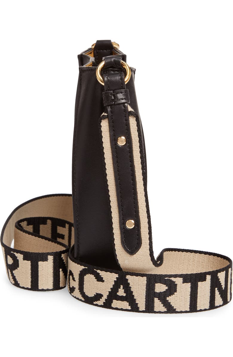 Stella McCartney Logo Alter Nappa Faux Leather Crossbody Bag, Alternate, color,
