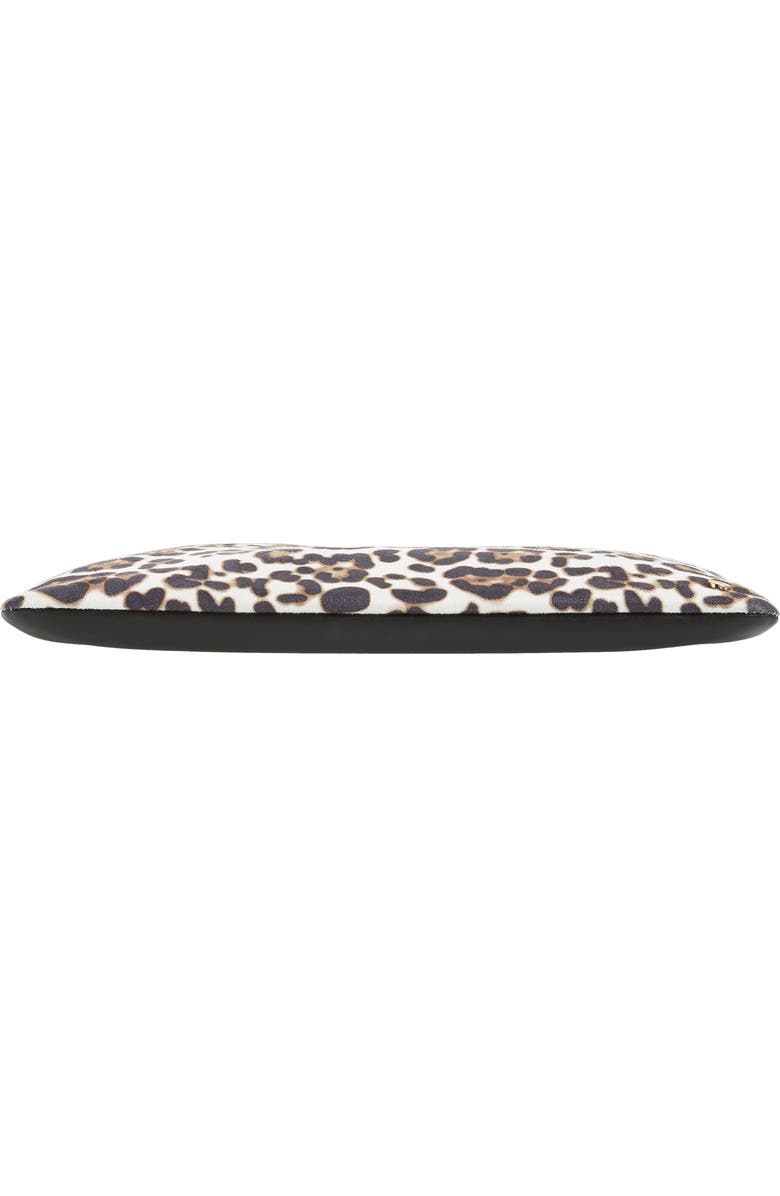 Mali + Lili Molly Leopard Print Vegan Leather Clutch, Alternate, color,