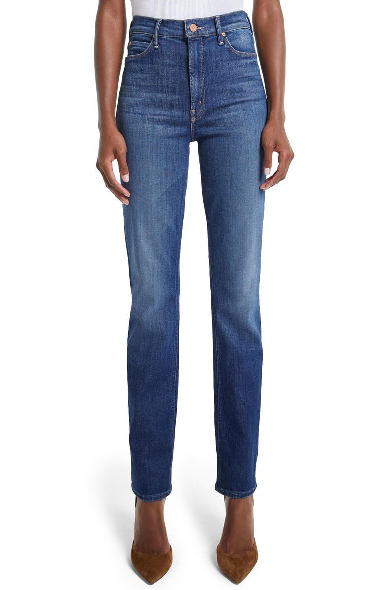 MOTHER The Dazzler High Waist Straight Leg Jeans, Main, color,