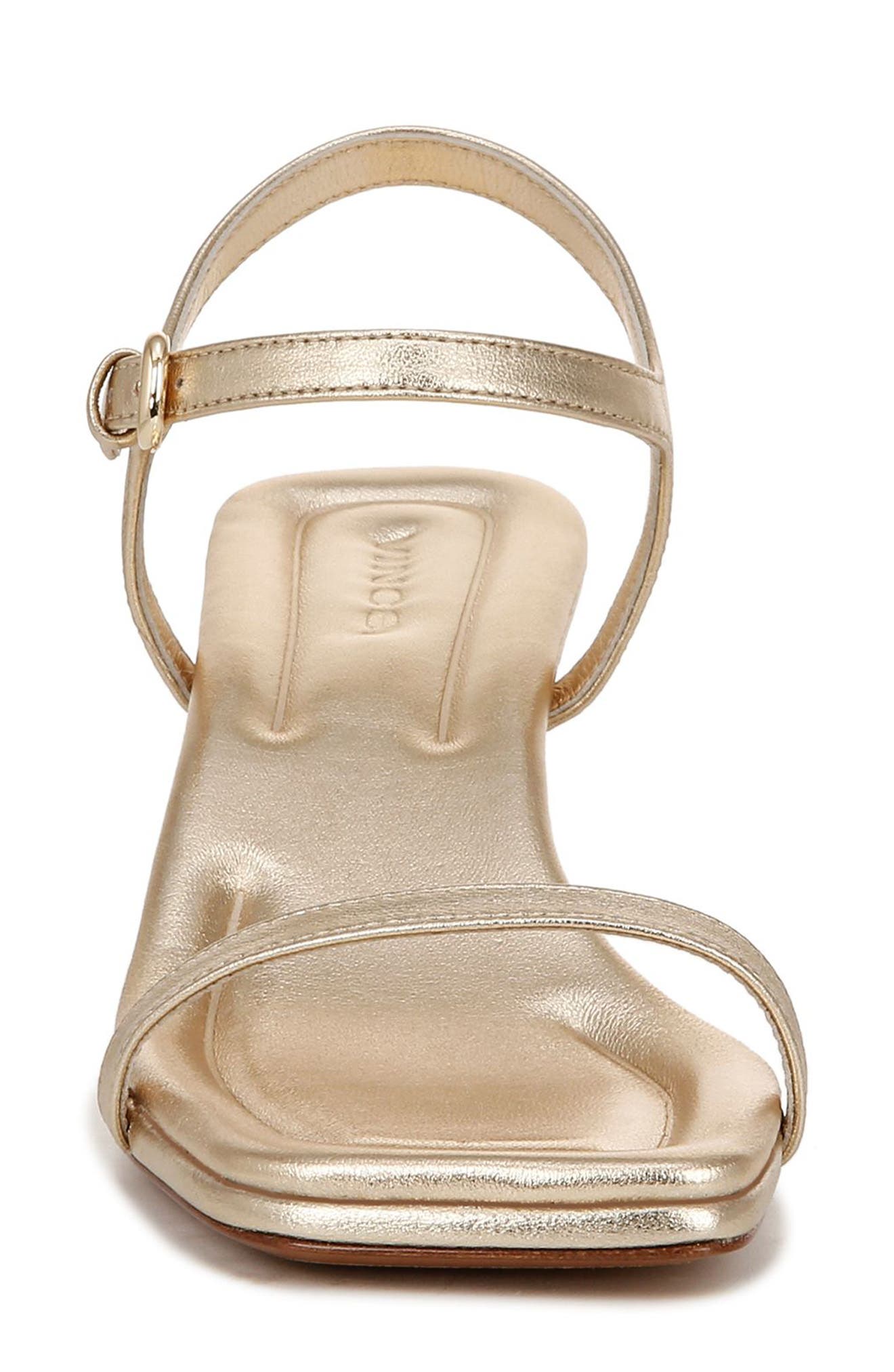 Vince Coco Ankle Strap Sandal, Alternate, color, Champagne