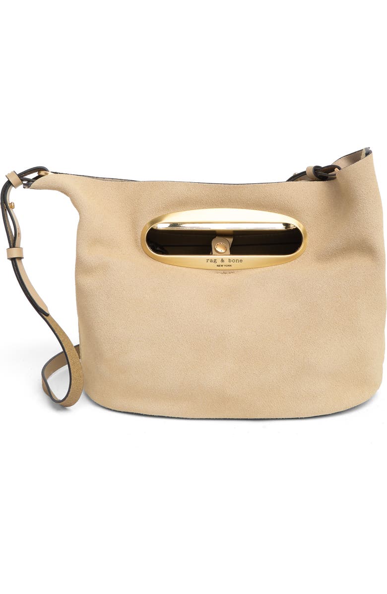 rag & bone Belize Leather Clutch, Main, color,