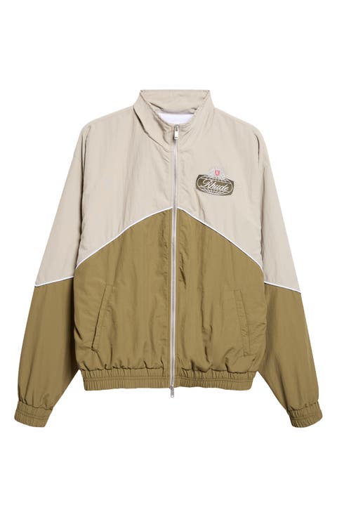 Desert Racing Embroidered Nylon Track Jacket