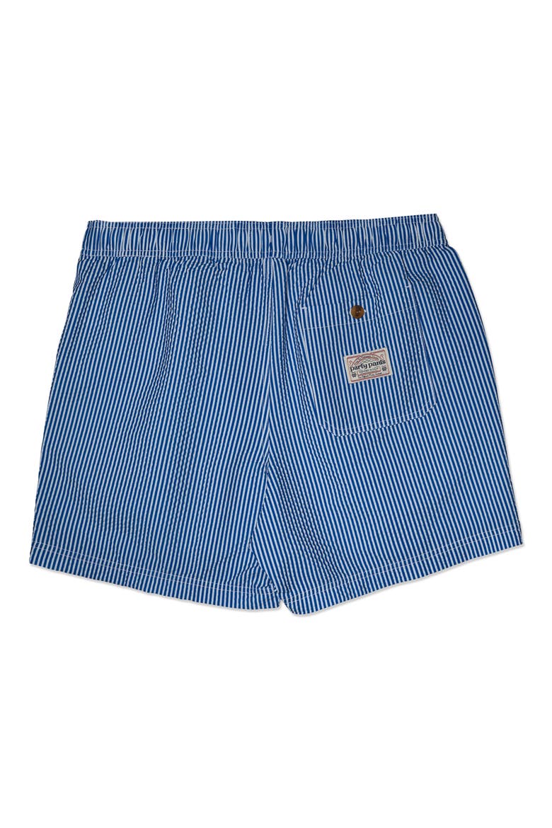 Stripe Party Starter 5-Inch Swim Trunks, Main, color, BLUE