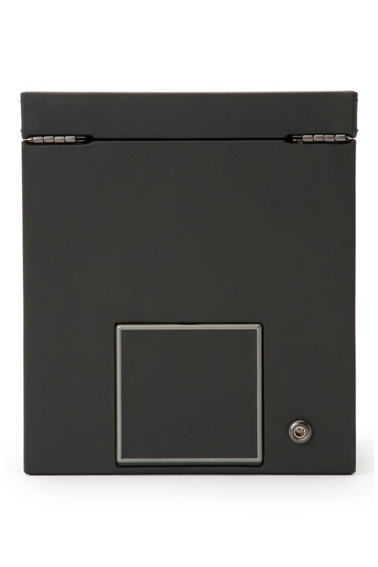 Axis Single Watch Winder with Storage, Alternate, color, POWDER COAT