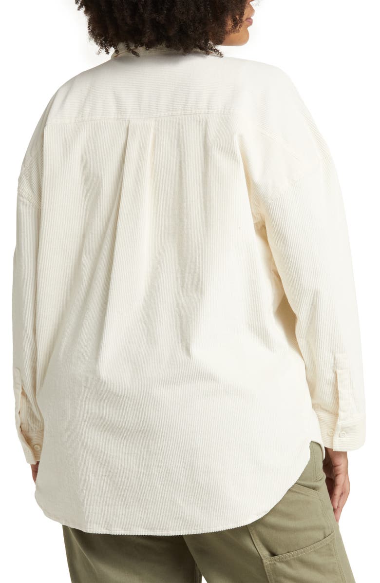 BP. Corduroy Button-Up Shirt, Alternate, color,