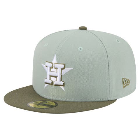 Men's New Era Green/Olive Houston Astros Color Pack 59FIFTY Fitted Hat
