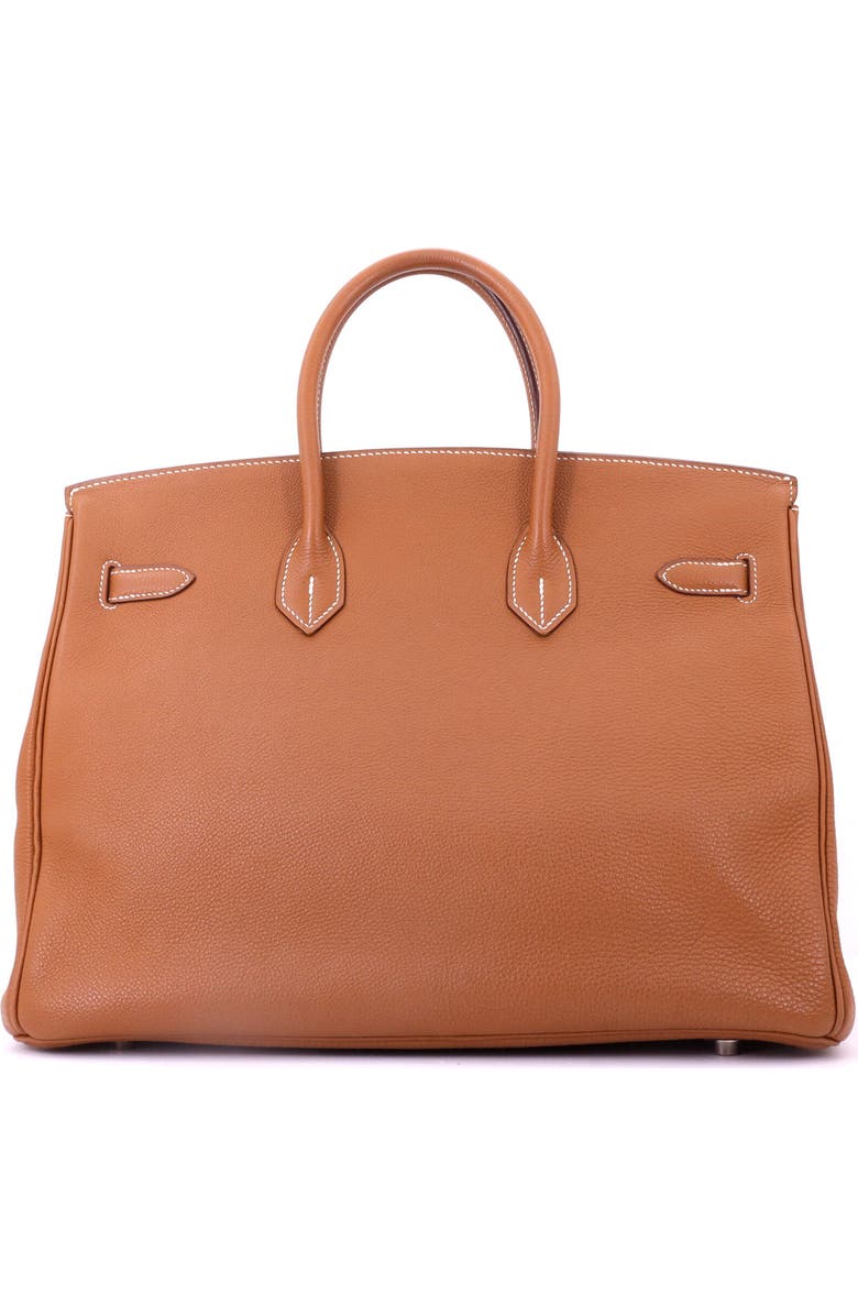 Pre-Owned Hermes Birkin Handbag Brown Togo with Palladium Hardware 35, Alternate, color,