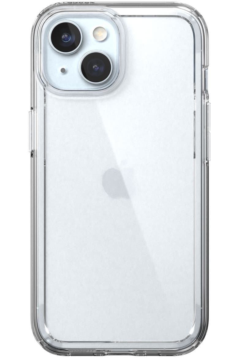 Gemshell Grip Case for Apple iPhone 15 / 14 / 13 / iPhone 16e, Alternate, color, Clear