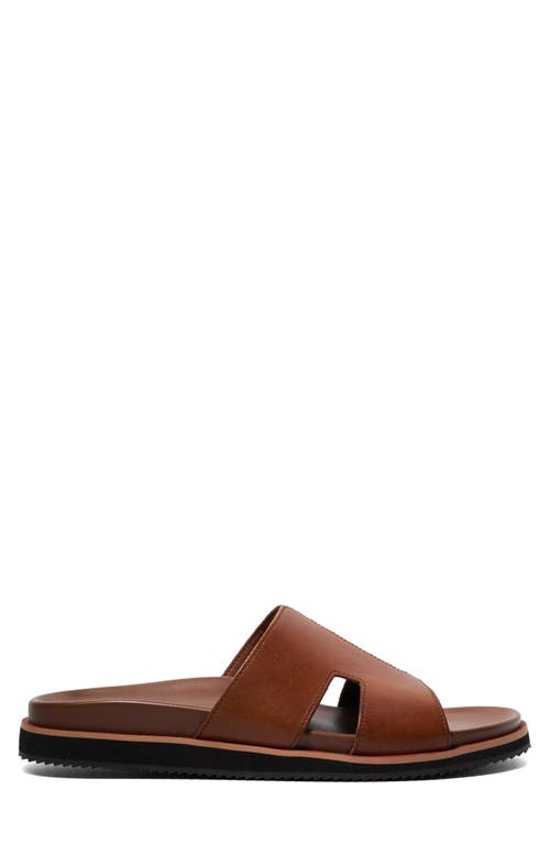 Dune London Insight Slide Sandal In Tan