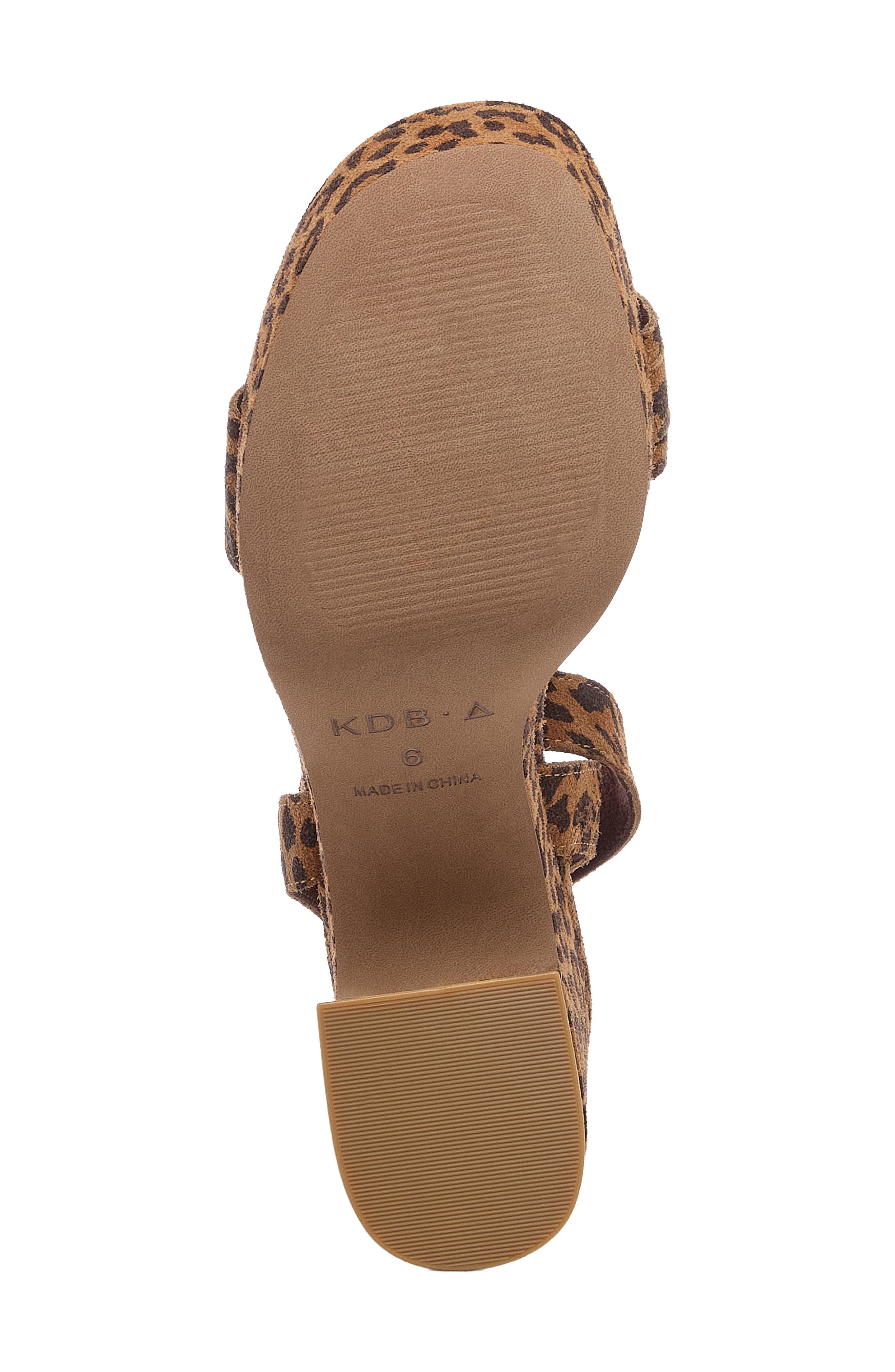 Wendy Ankle Strap Platform Sandal, Alternate, color, LEOPARD
