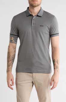 BOSS Paule Tipped Knit Polo