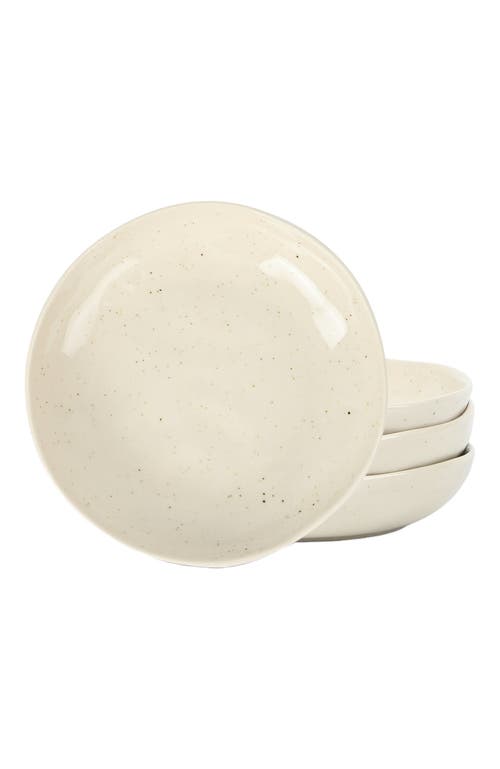 Stone Lain Mirella Stoneware 4-piece Pasta Bowl Set In Neutral