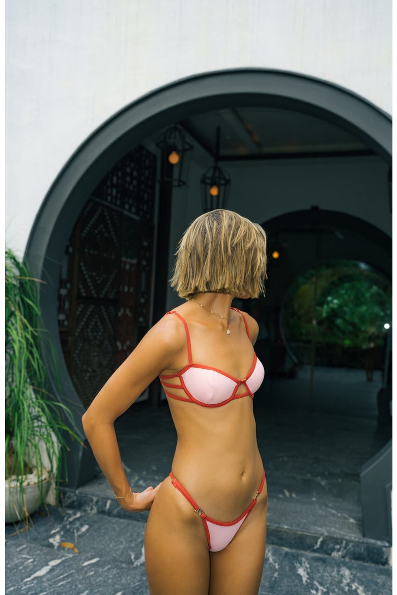 Brooke Bikini Bottom, Alternate, color, Pink