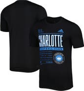 adidas Men's adidas Black Charlotte FC Club DNA Performance T-Shirt