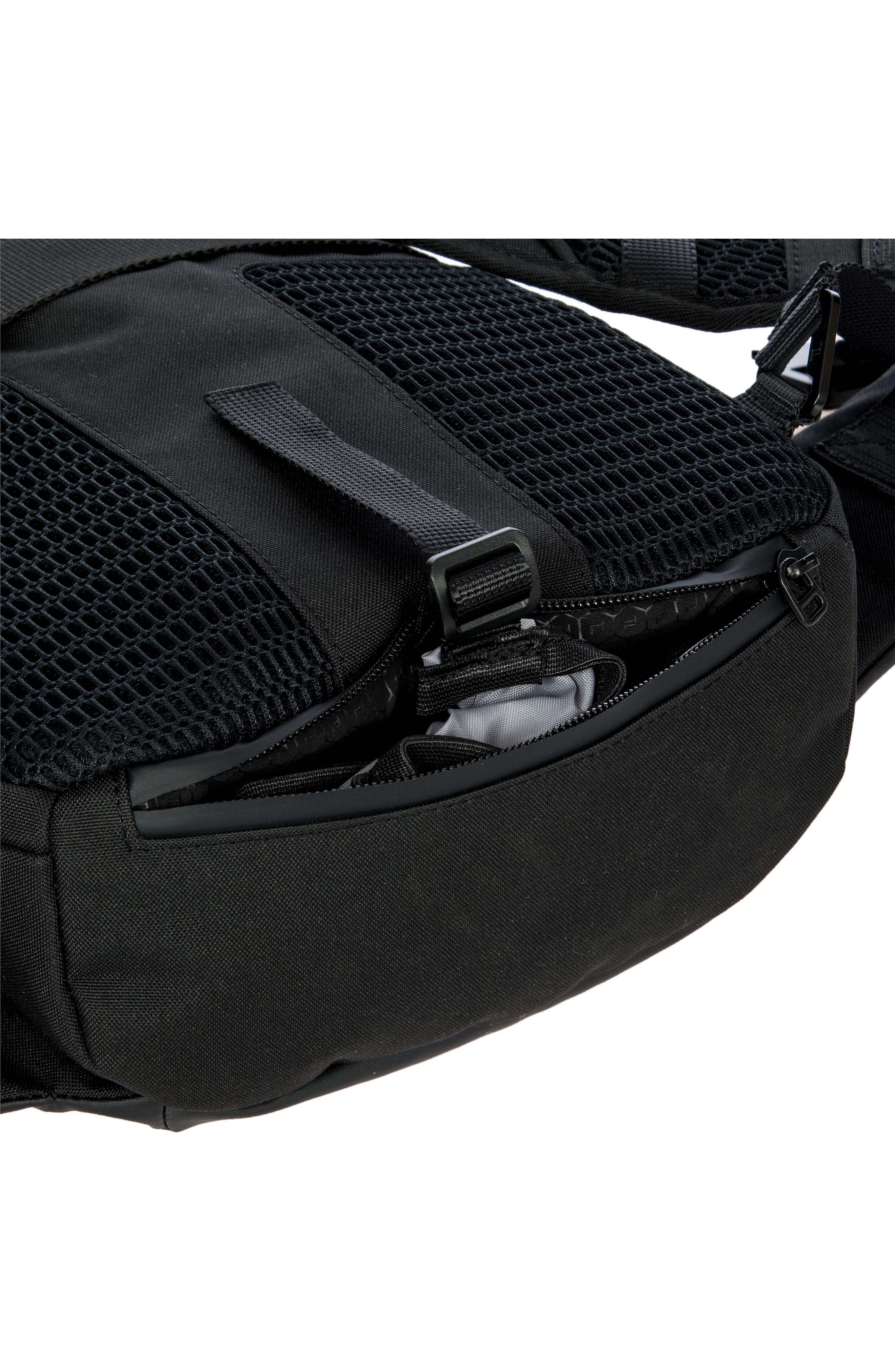 Porsche Design Recycled Polyester Cycling Backpack, Alternate, color, Black