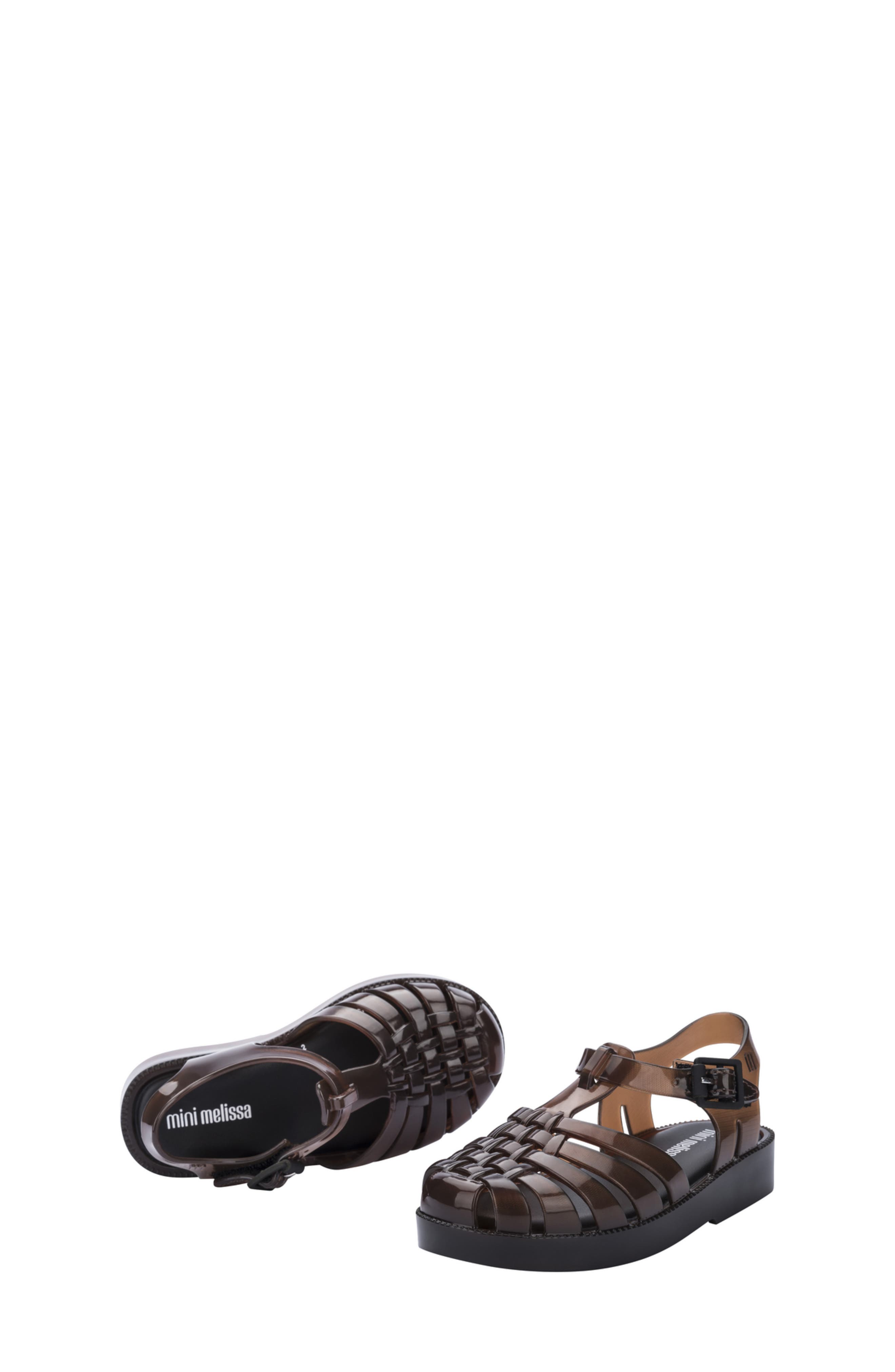 Possession Jelly Sandal, Alternate, color, TRANSPARENT BROWN
