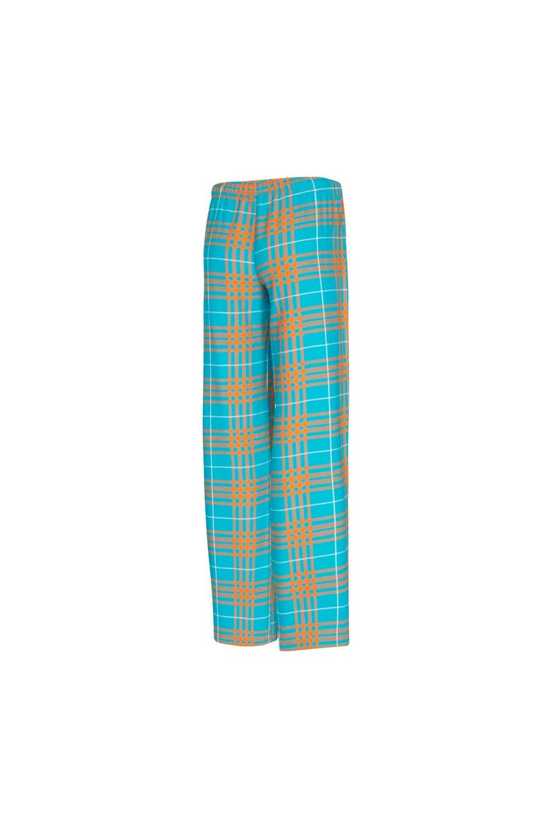 Women's Concepts Sport Miami Dolphins Vector T-Shirt & Flannel Pants Sleep Set, Alternate, color, Aqua