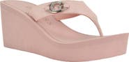 GUESS Shai Platform Wedge Flip Flop