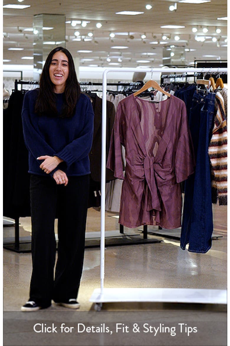 Perola Cotton Blend Cover-Up Minidress video