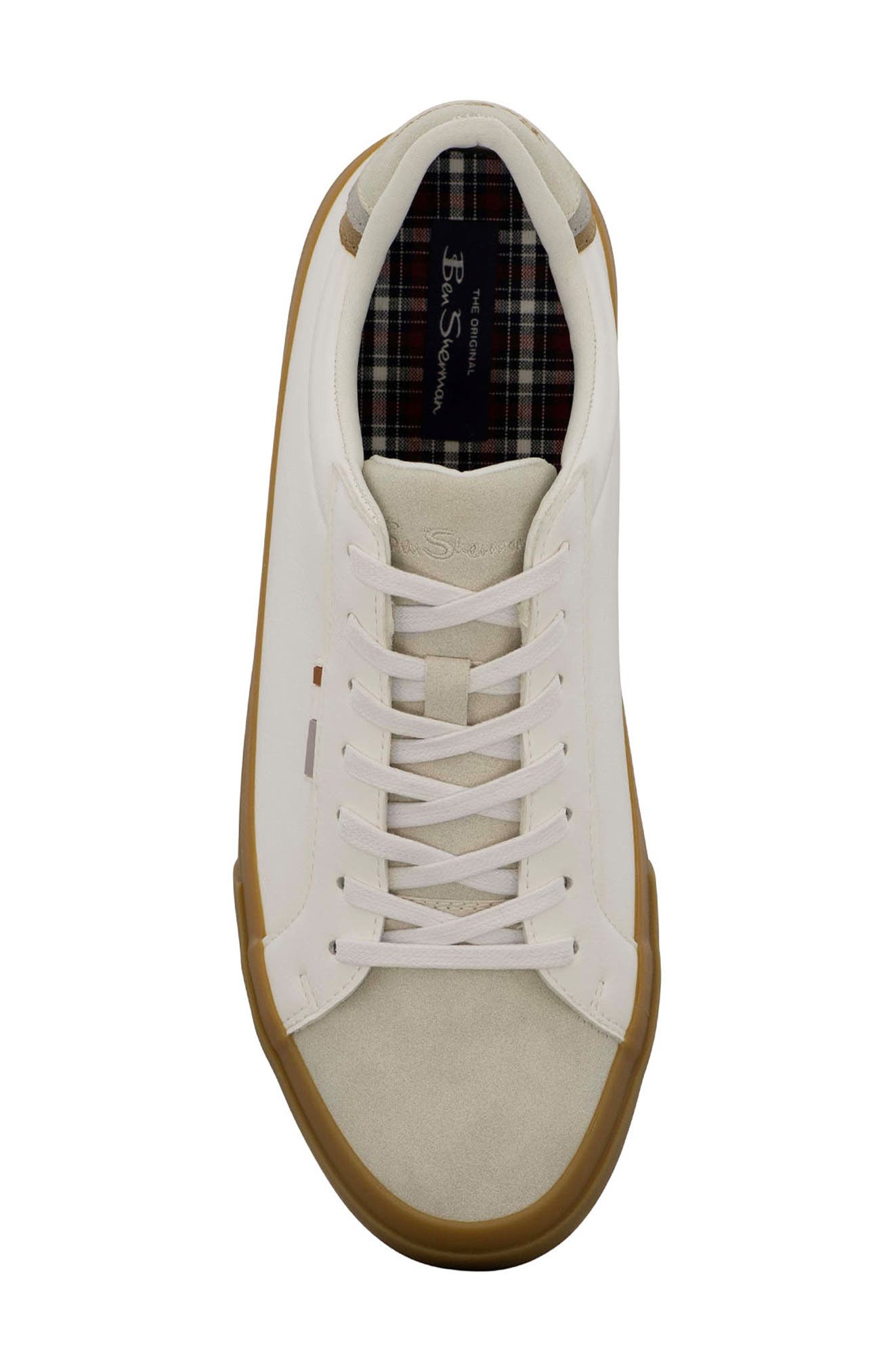 Ben Sherman Pepper Sneaker, Alternate, color, White/ Light Grey/ Sand/ Tan