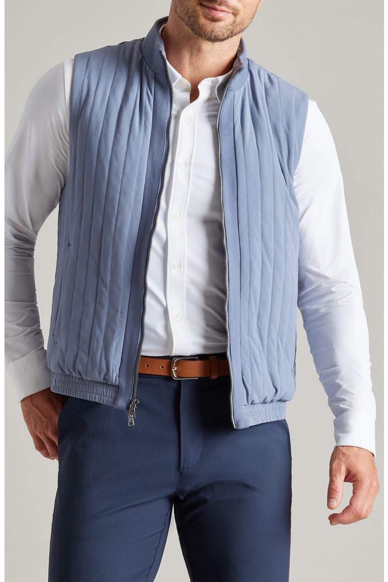 Skyline Quilted Vest, Main, color, FOLKSTONE GRAY