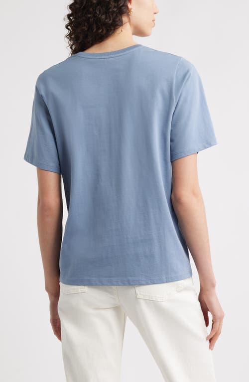 Nordstrom Relaxed Fit Pima Cotton Crewneck T-shirt In Blue
