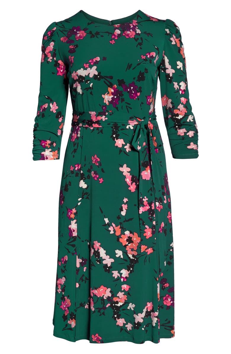 Eliza J Floral Print Midi Dress, Alternate, color,