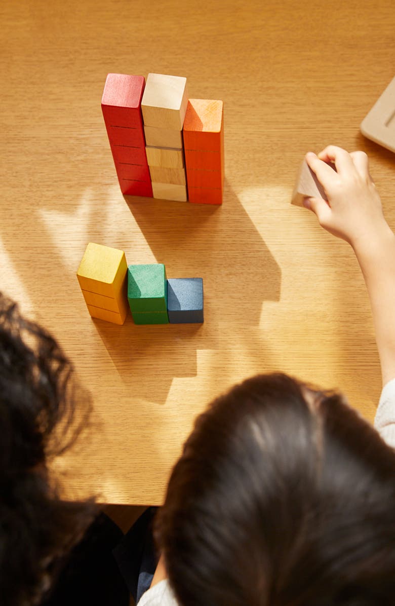 PlanToys<sup>®</sup> Color Counting Block Playset, Alternate, color, Assorted