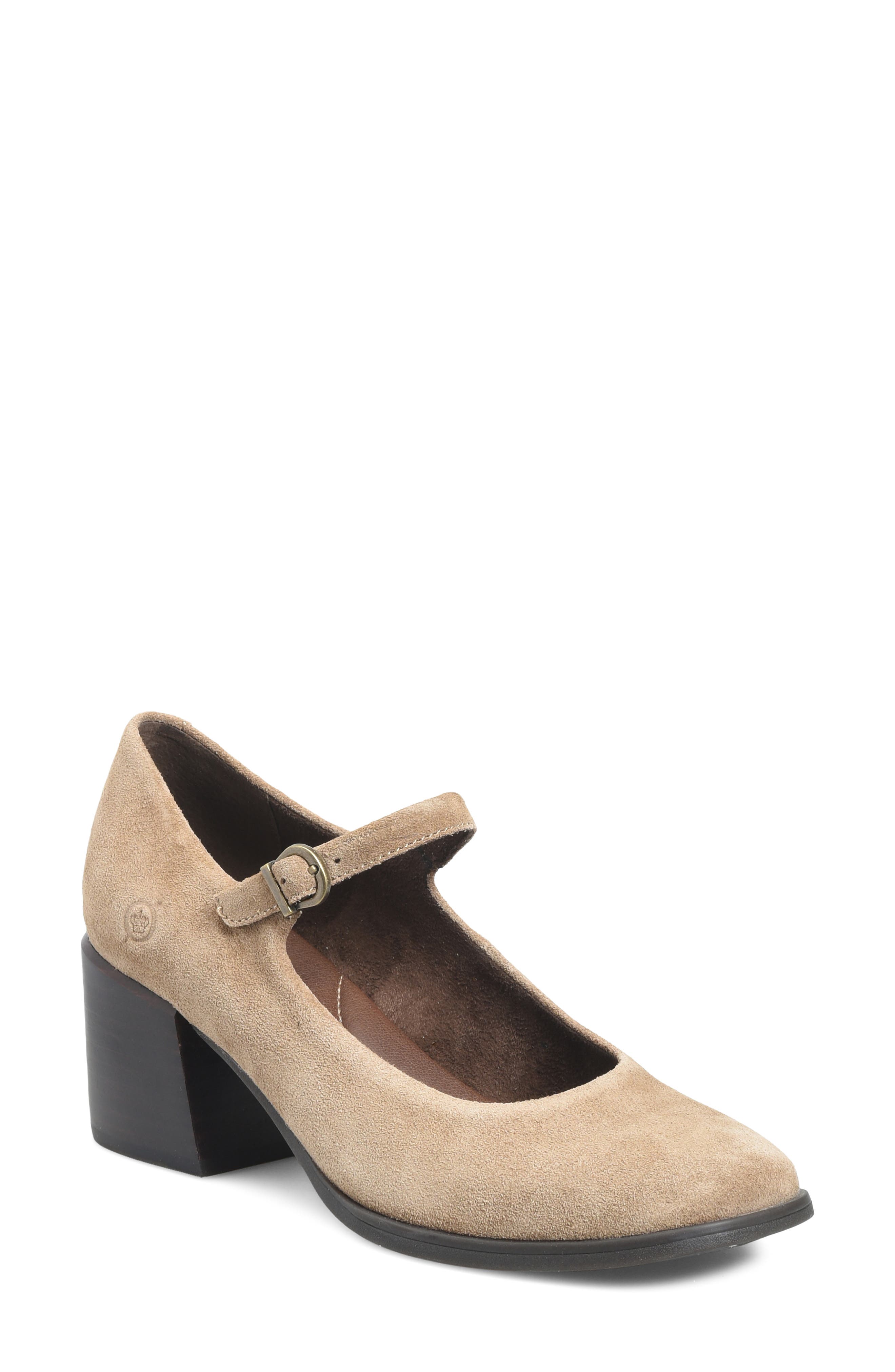 Laine Mary Jane Pump, Main, color, TAUPE SUEDE