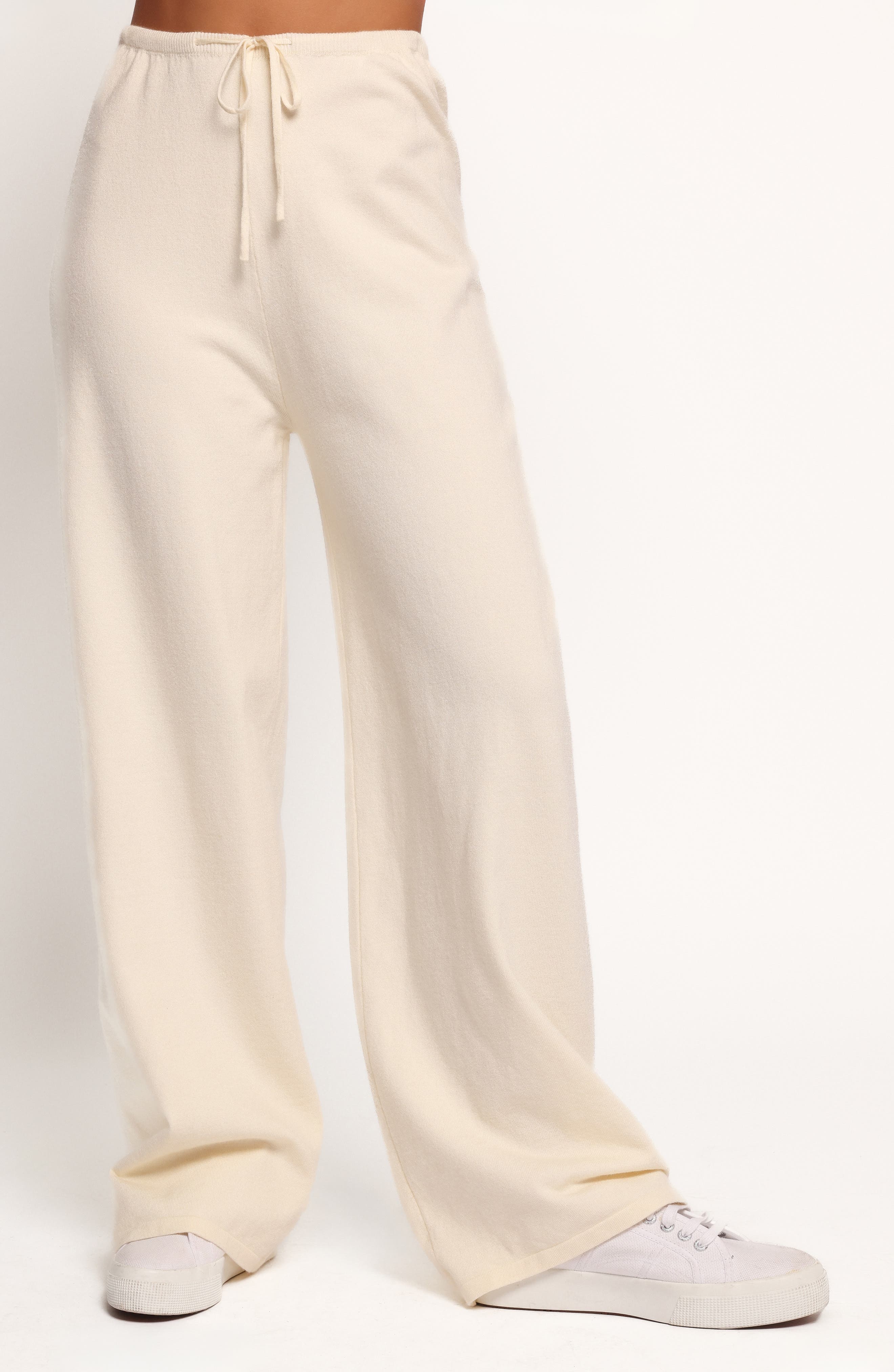 Petal & Pup Ash Knit Wide Leg Pants