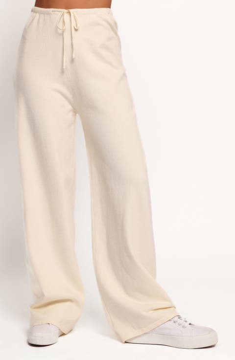 Ash Knit Wide Leg Pants