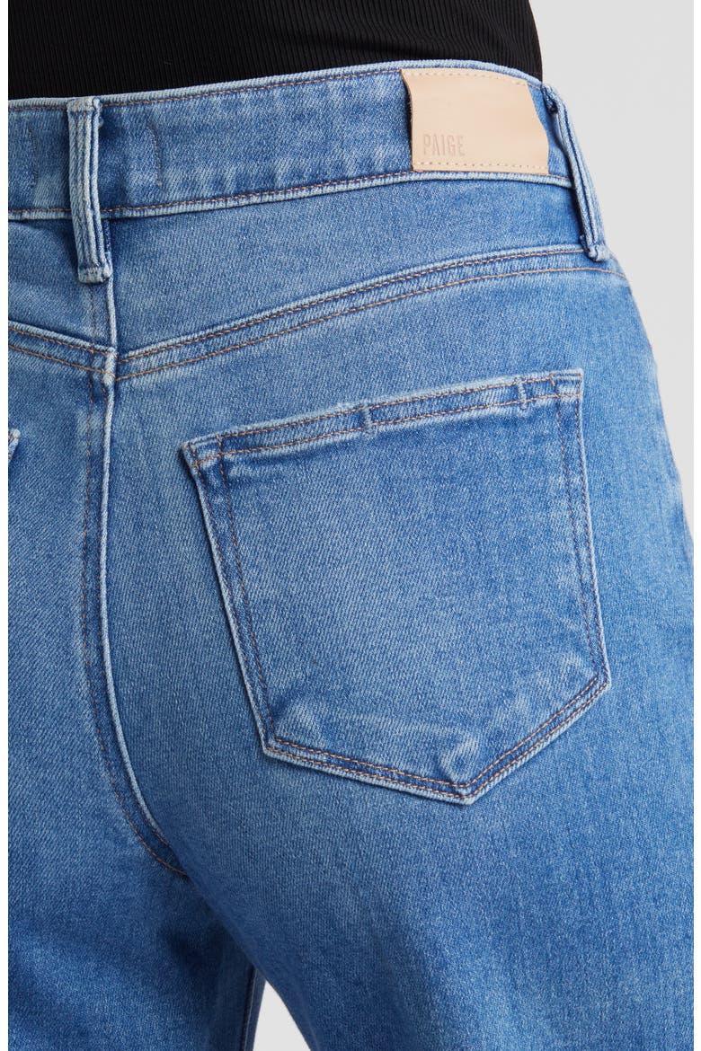 Anessa High Waist Raw Hem Wide Leg Jeans, Alternate, color, MESMERIZE