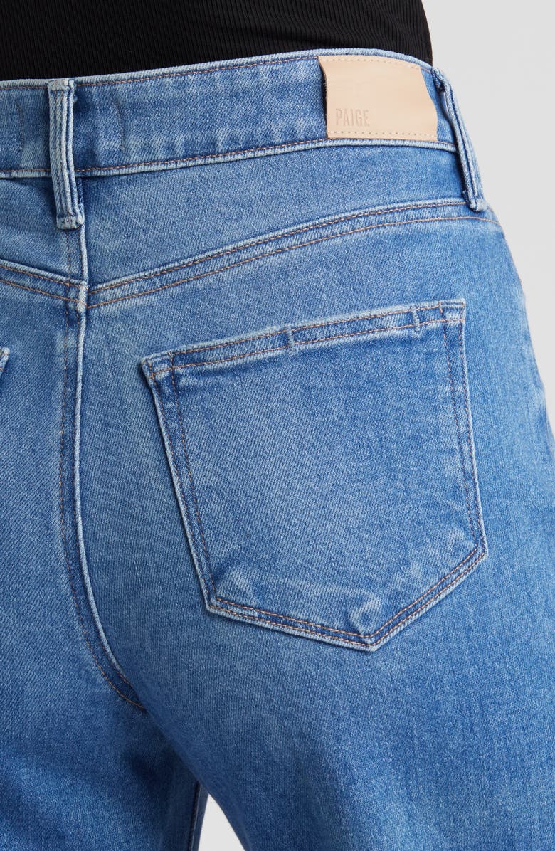 Anessa High Waist Raw Hem Wide Leg Jeans