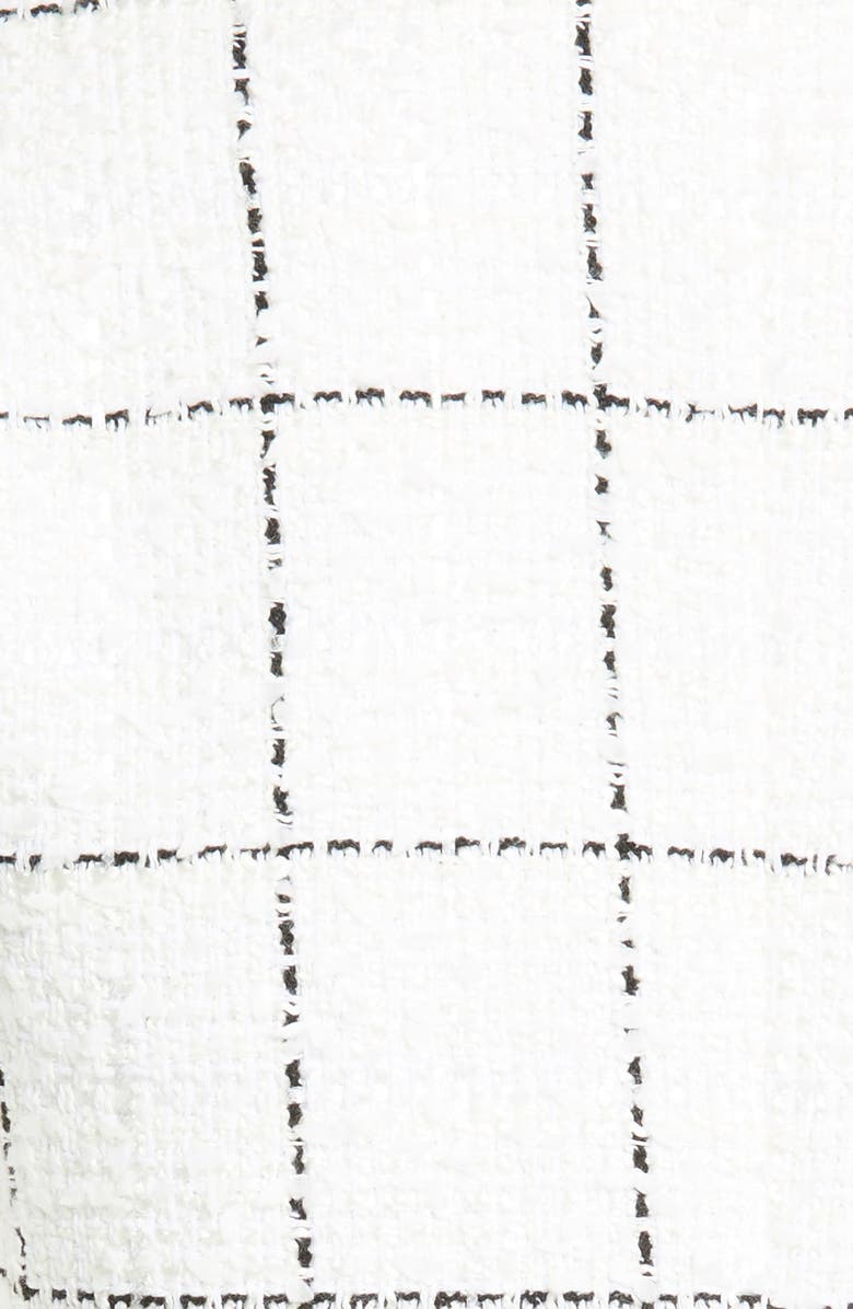 Alice + Olivia Indiri Strong Shoulder Check Jacket, Alternate, color, 