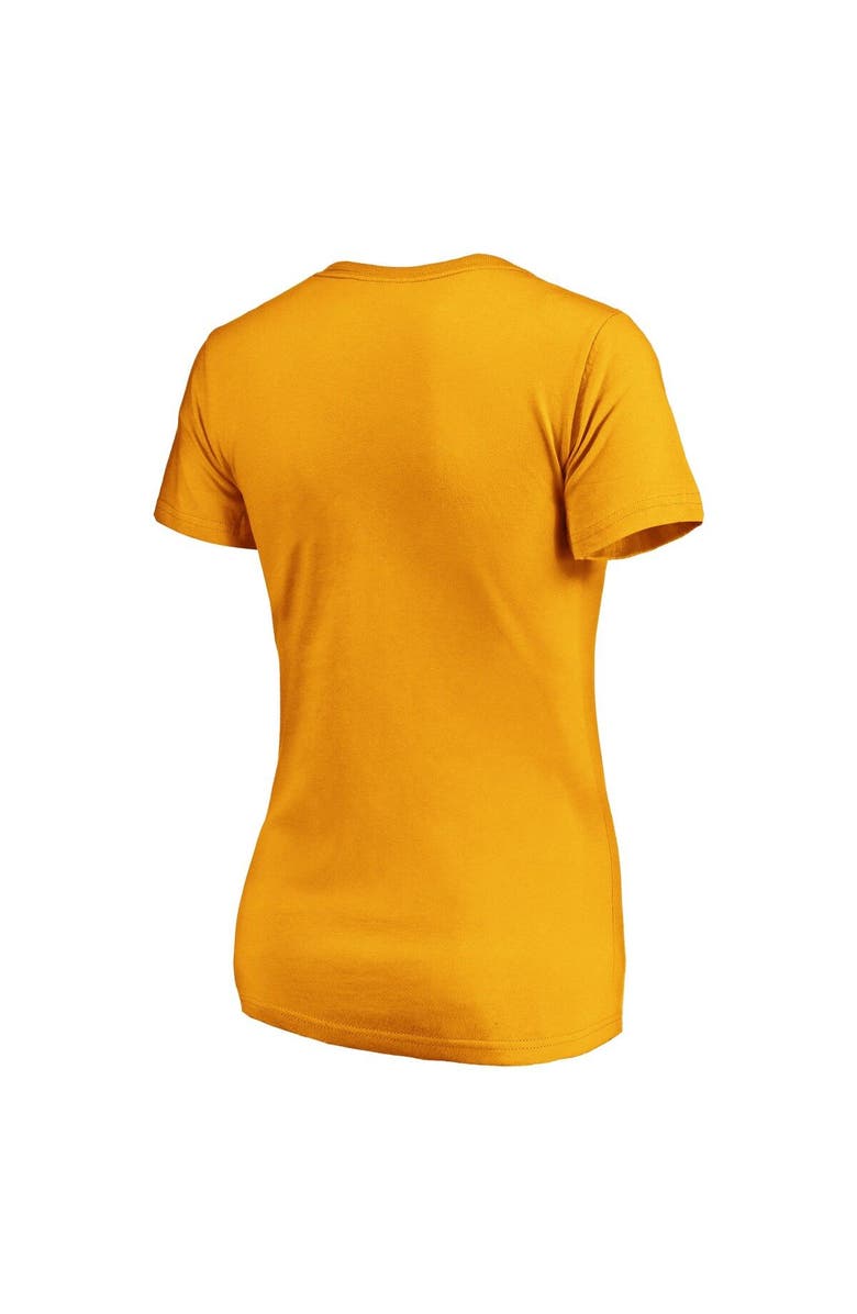 FANATICS Women's Fanatics Branded Gold St. Louis Blues Authentic Pro Secondary Logo V-Neck T-Shirt, Alternate, color, 