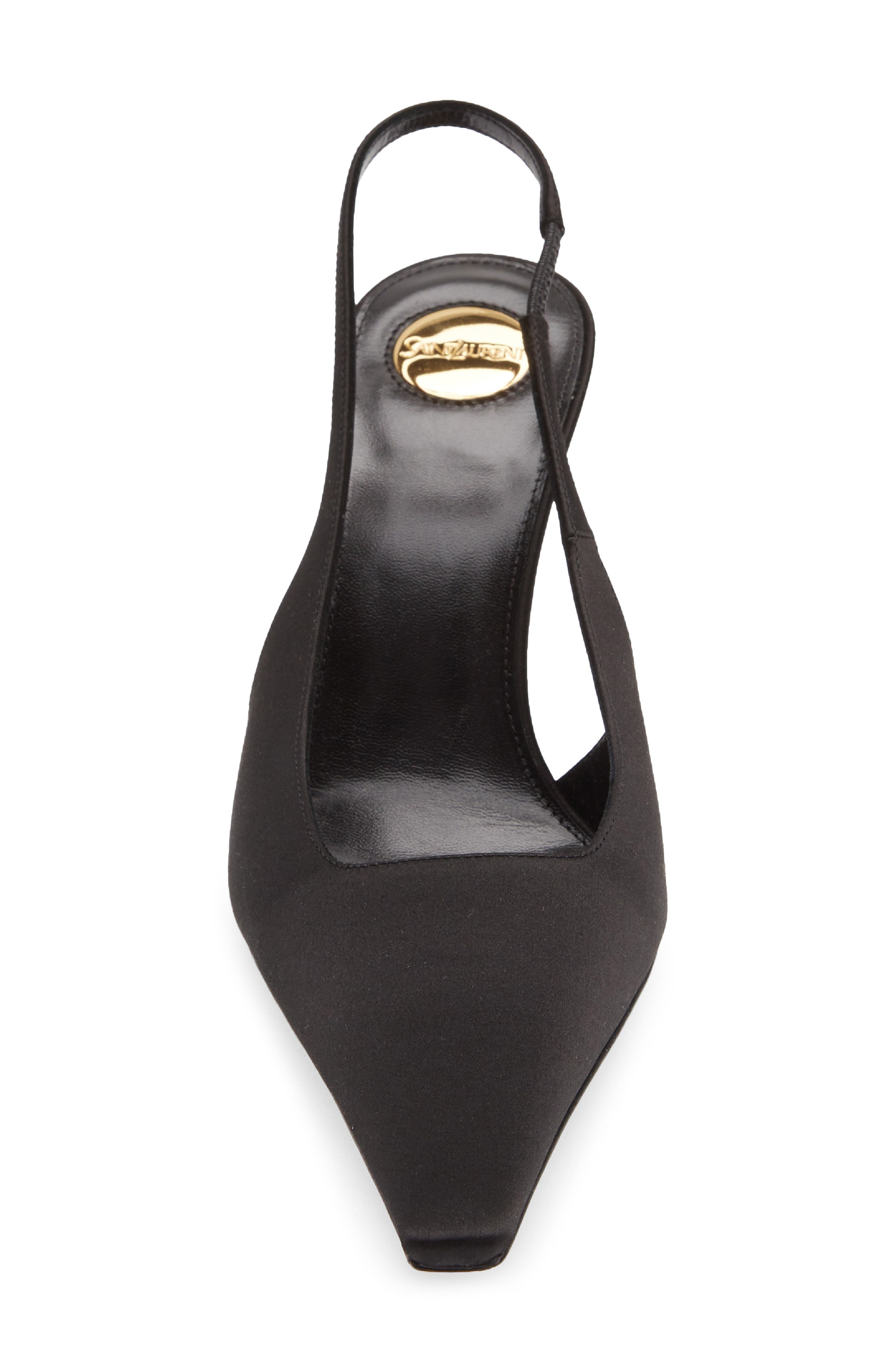Goya Slingback Pump, Alternate, color, NOIR