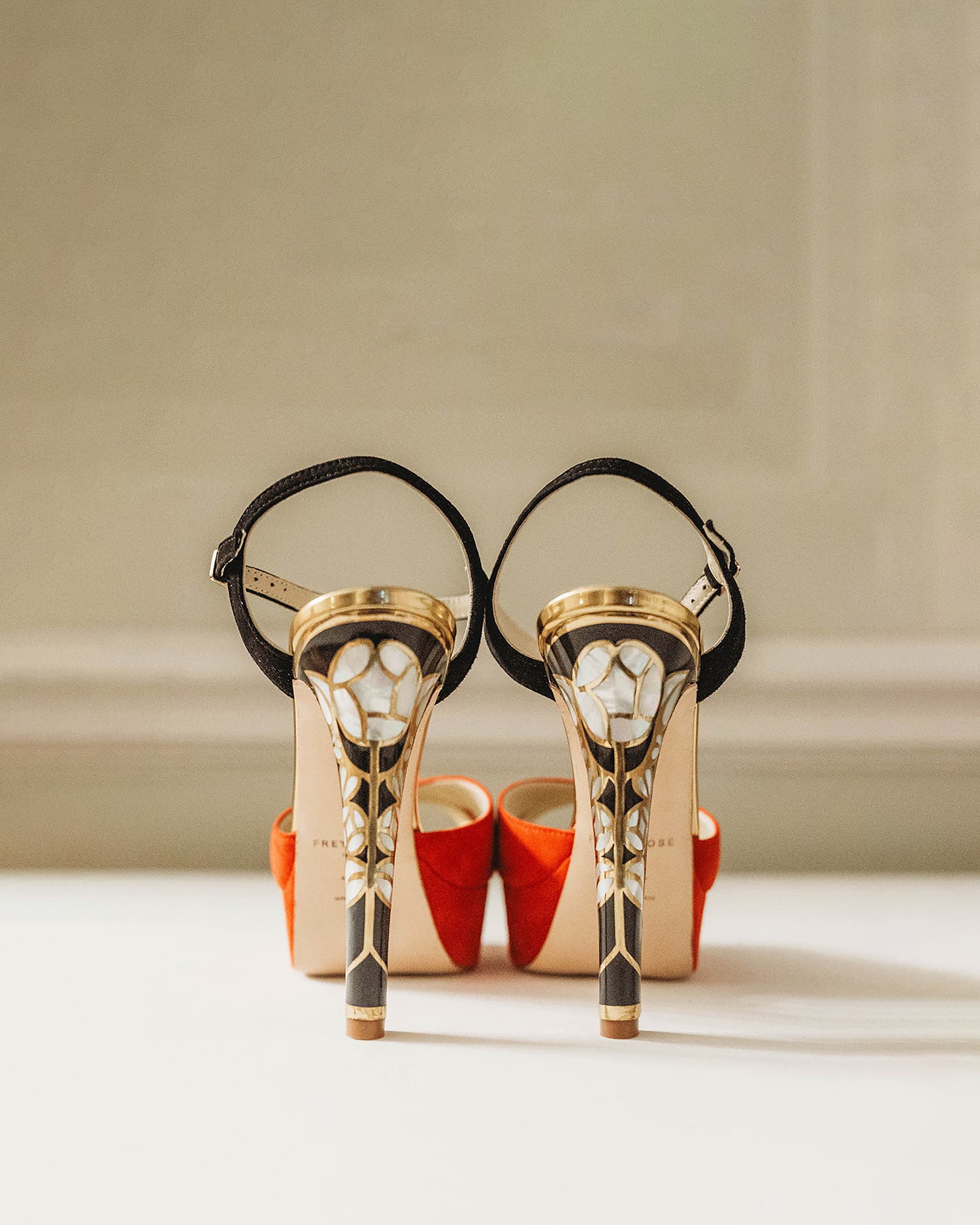 Freya Rose Rose in Bloom Rouge Ankle Strap Pearl Heel Sandal, Alternate, color, Red