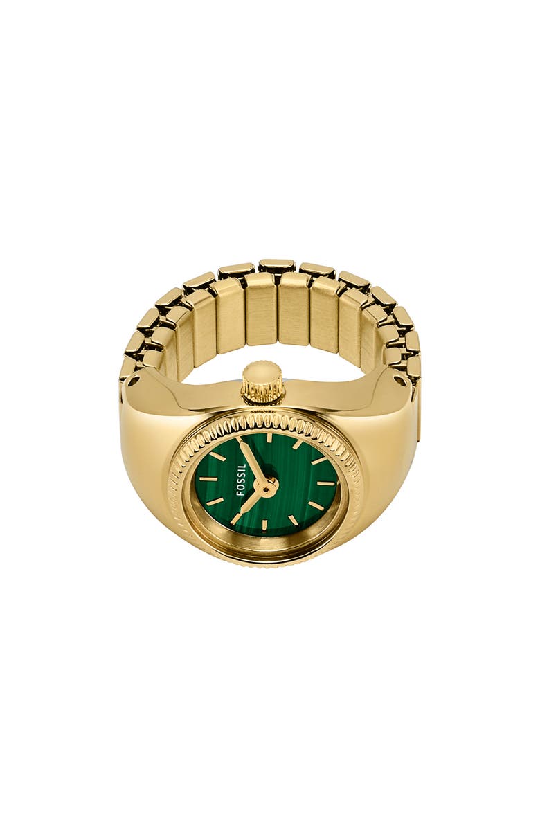 Fossil Ring Watch, 15mm, Alternate, color, Gold