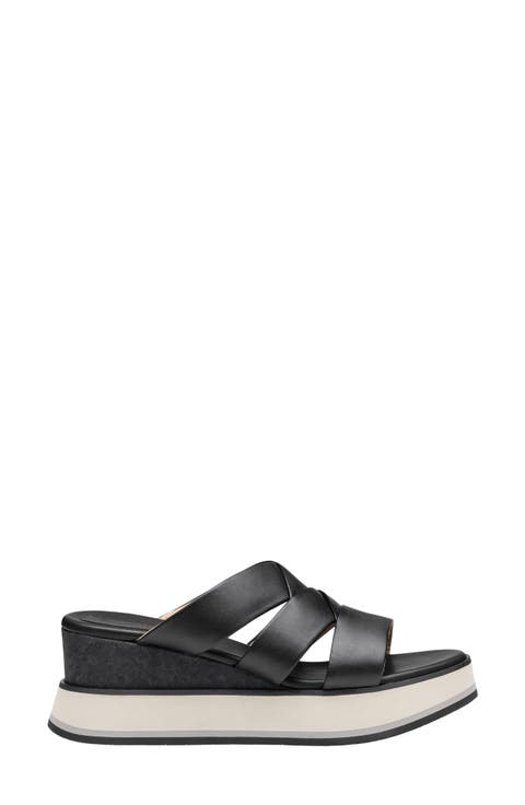 Colleen Platform Wedge Slide Sandal (Women)