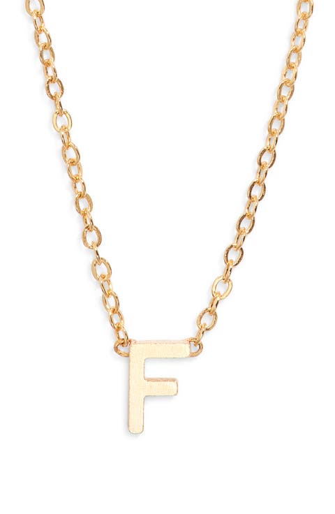Cheyenne Initial Pendant Necklace