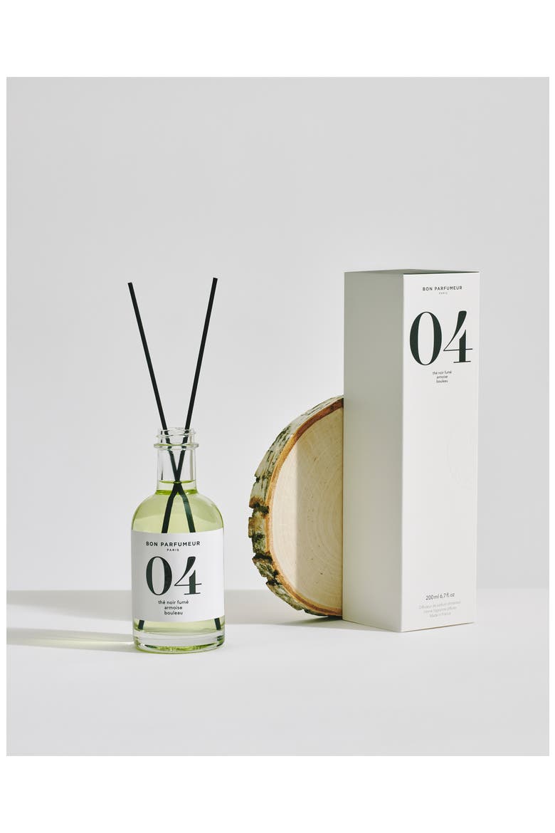 04 Smoked Black Tea, Mugwort & Birch Reed Diffuser, Alternate, color, NO COLOR