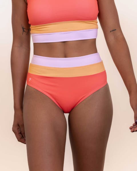 Colorblock Swim Bottom
