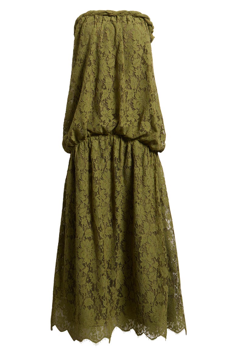 Demeter Strapless Maxi Dress, Alternate, color, OLIVE