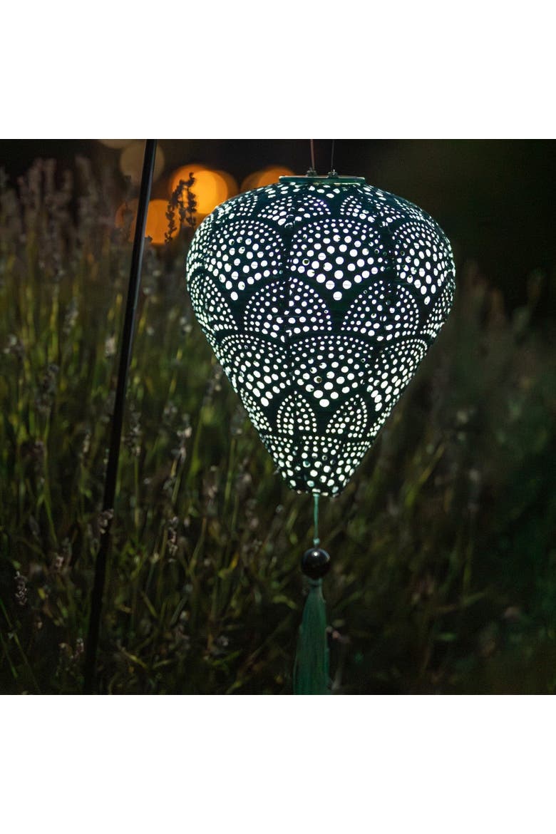Soji Stella - Tassel Balloon - Solar Lantern, Alternate, color, Jade
