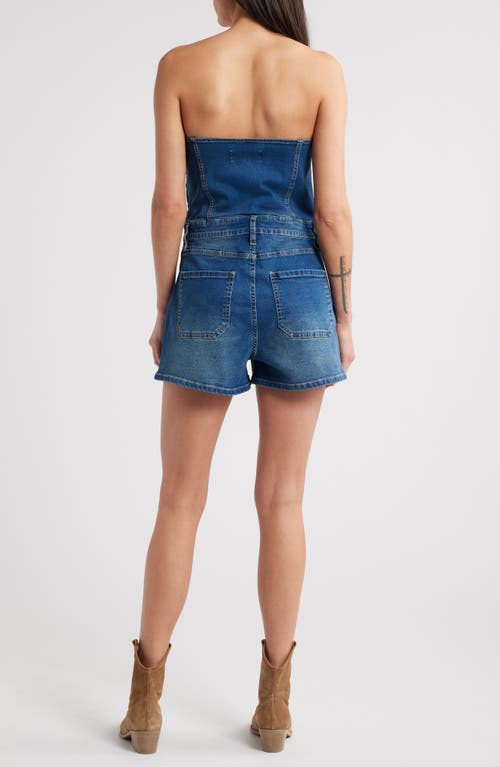 PTCL PTCL ORLY STRAPLESS STRETCH DENIM JUMPSUIT 