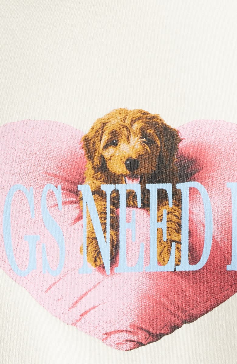 SANTO STUDIO Big Dawg Graphic T-Shirt, Alternate, color, Cream