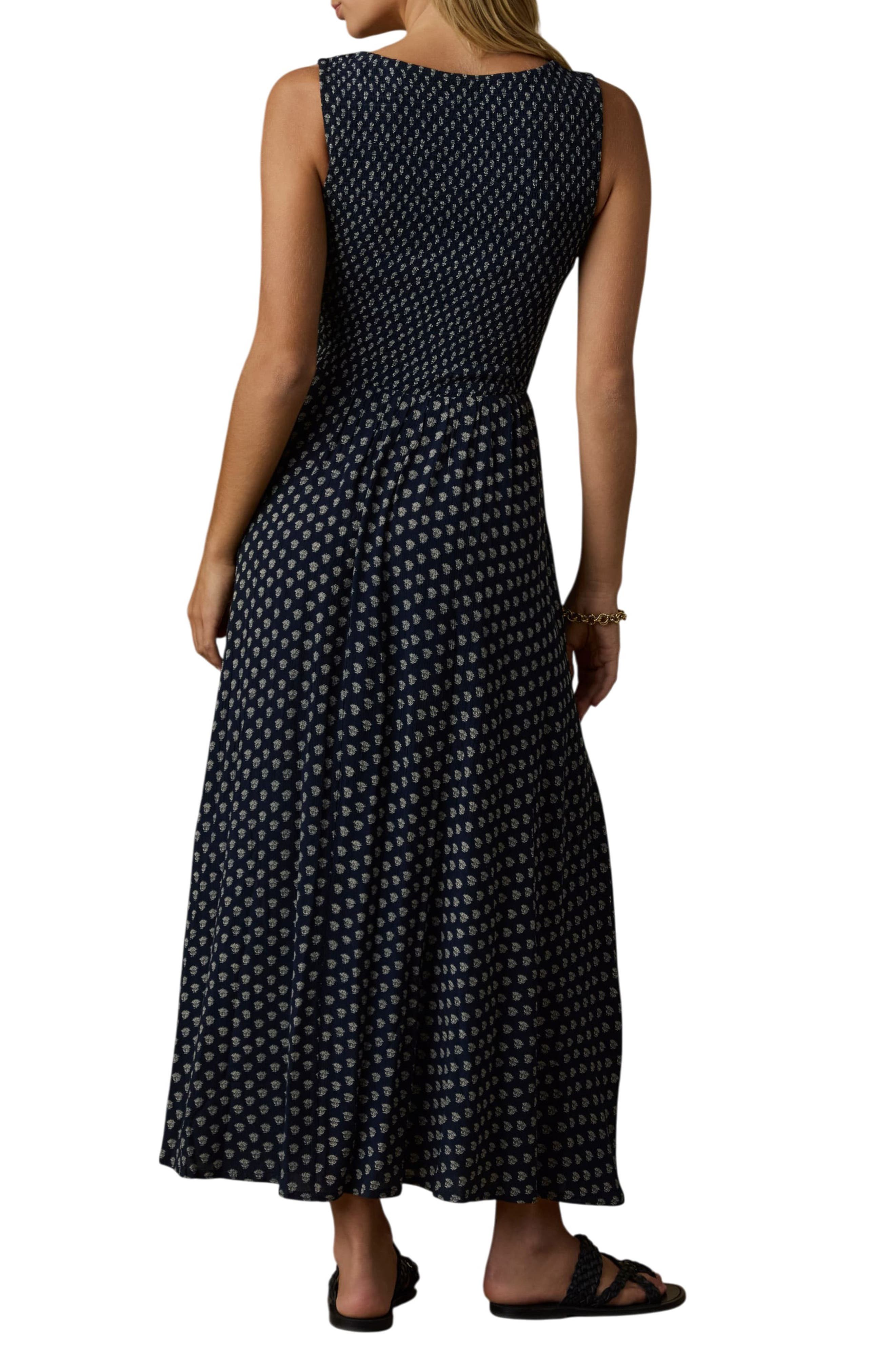 Sophia Smocked Sleeveless Maxi Dress - image 2