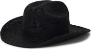 Brixton Odessa Packable Straw Cowboy Hat