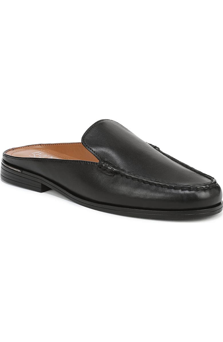 Franco Sarto Linda Moc Toe Mule, Main, color, Black